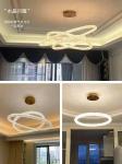 Luxury Living Room Crystal Chandelier Modern Home Decor Circle bedroom