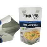 Matt BOPP Printed Plastic Frozen Food Pouches Packaging