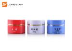 PS 15G 30G Double Walled Cosmetic Jars With Silver Edge Customized Color