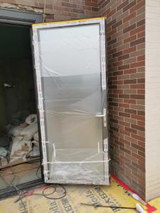Quality Swing Aluminum Casement Doors Powder Coating Weatherproof EPDM Seal wholesale