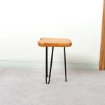 Apartment European Log Color Triangle support Solid Wood Coffee Tables