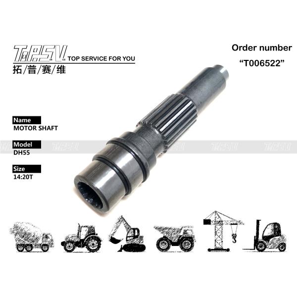 Steel TM07VA Excavator Travel Motor Shaft High Precision and Gear Oil for Easy