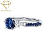 Diamond Sapphire Engagement Rings Environmental Copper