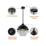 Crystal Half Ball Lights Lamps Retro Loft Light Bar Restaurant Living Room Cafe