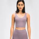 High Stretch Ribs Sweat-Wicking Gym Vests Womens Sportwear 2021 Slim Yoga Vest