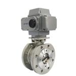 AC220V Tiny Flow Stainless Steel Electric Regulating Ball Valve