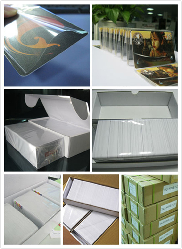 Printing Plastic PVC Card ABS PET Transparent for Business CMYK Color