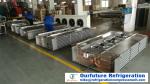 Twin Air Blowing On Opposite Direction Unit Cooler Evaporator For Supermarket