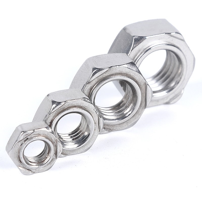 Automotive Industry Metric Measurement System 304 Stainless Steel Hexagonal Welded Nut