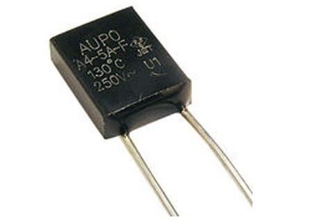 One-shot Low Resistance Compact Size AUPO Thermal Cutoff Fuse Link Tf 130℃ 250V