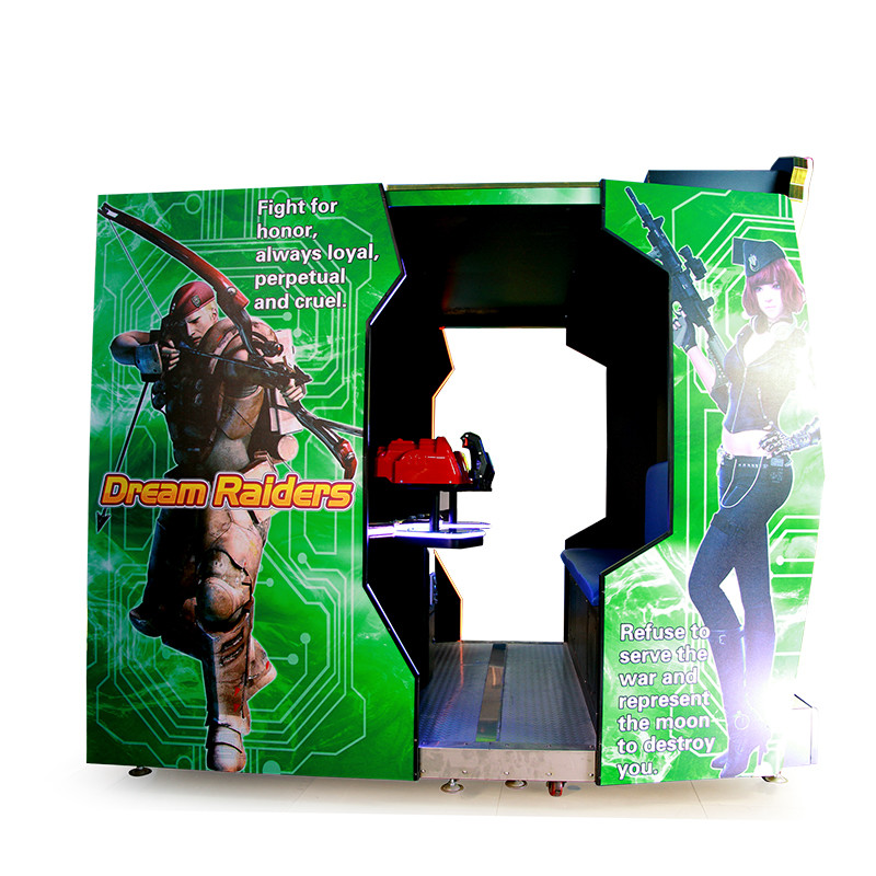 Arcade Dream Raiders Shooting Gun Game Machine Coin Operated Attractive