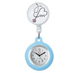 Nurse Pocket Watch Cute High-grade Crystal Silicone Medical Watches Round