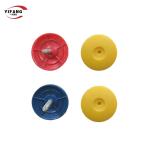 Green 1" Round Head Plastic Cap Roofing Nails For Industrial And Construction