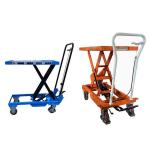 830mmx500mm Manual Scissor Lift Tables Max Height 910mm
