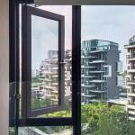 Sound Insulation Fixed Blind Aluminum Frame Casement Windows OEM