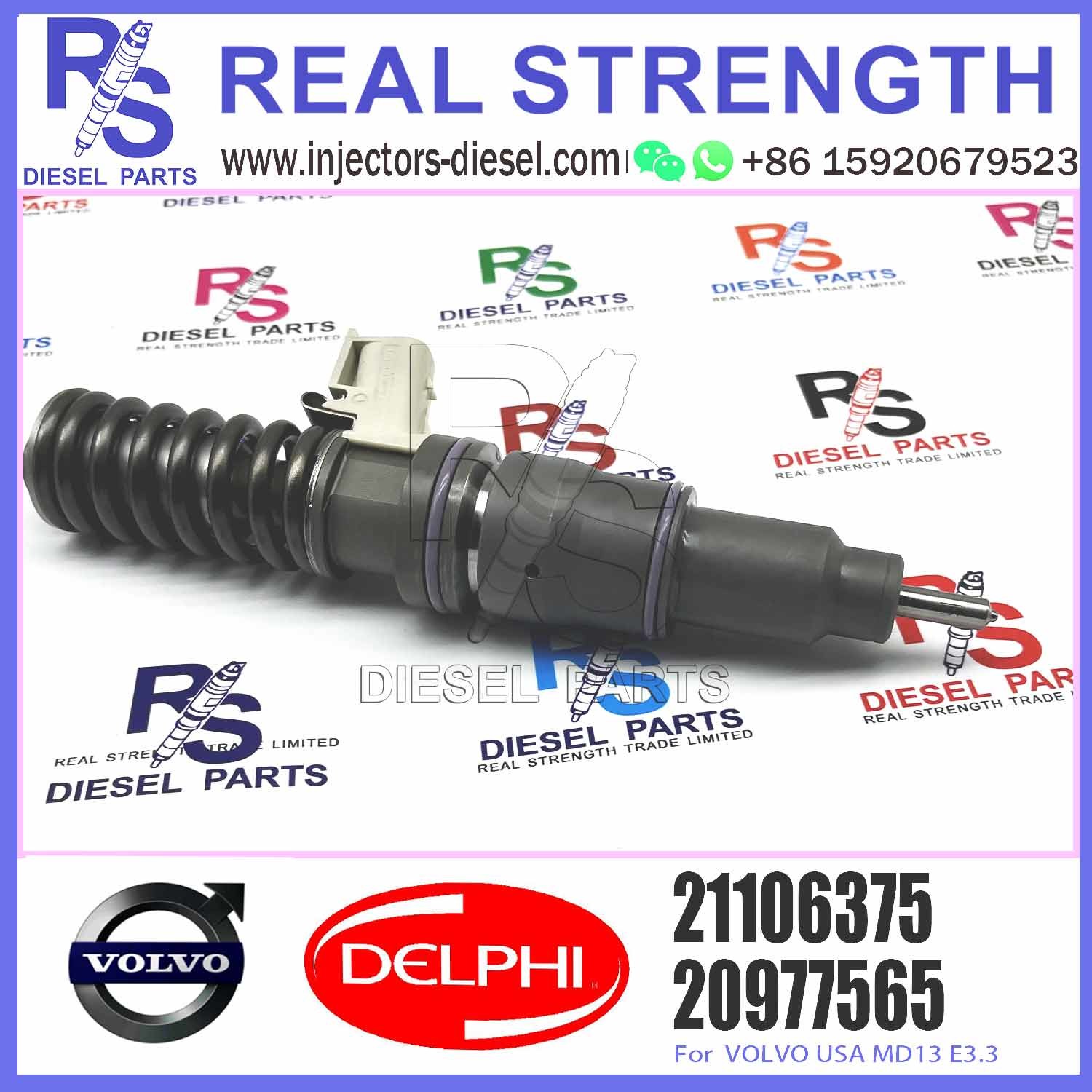 New Diesel Fuel Injector 21246331 85003110 BEBE4F06001 for V olvo MD11 21106375 21246331 21244717
