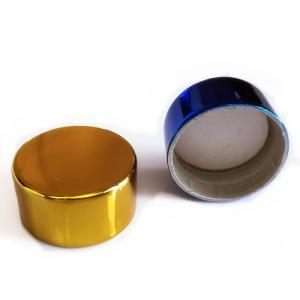 Quality Round Tamper Evident Aluminum Plastic Screw Top Wine Bottle Caps Covers 28mm wholesale