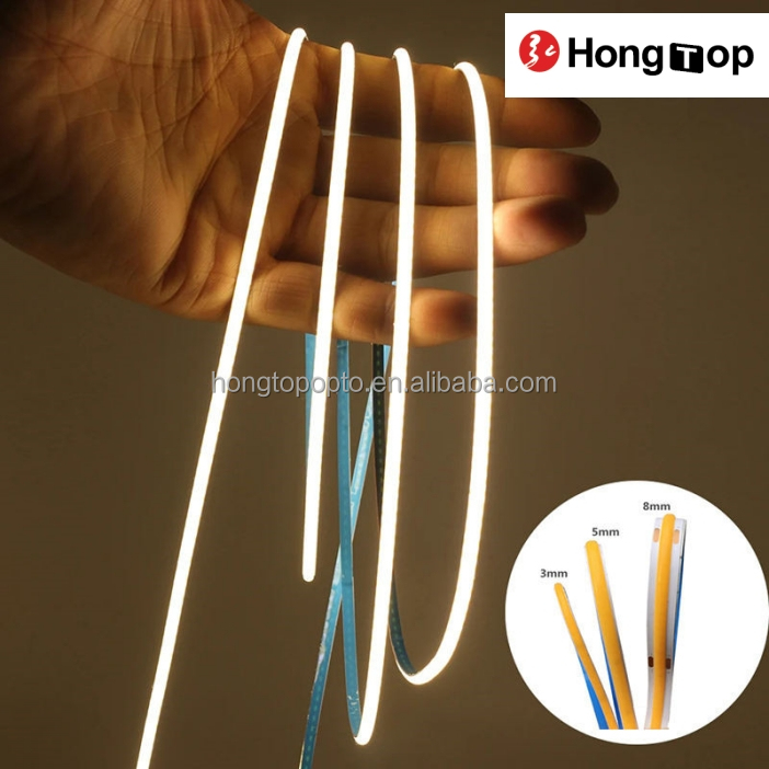 High Density 400LEDs/m COB LED Strip Light 5M 16.4FT Flexible and Durable with 90 Ra CRI