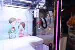 Arcade 2 Player Toy Crane Machine With Black Metal Cabinet