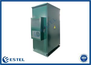 Quality 2kW Cooling Capacity IP55 Outdoor Electrical Cabinets Double Doors Maintenance wholesale