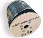 GYXTC8Y Outdoor Fig8 Fiber Optic Cable 2 4 6 8 12 Core Aerial Steel Wire
