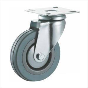 Quality hardwood floor swivel caster rubber caster wheels furniture wheels 2 in wholesale