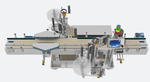 Quality 1500BPH Big Drum Automatic Sticker Labeling Machine Intelligent Self Adhesive wholesale