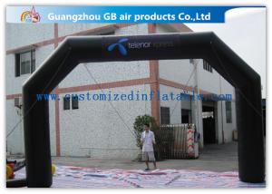 Quality Black Custom Inflatable Arch For Advertisement / PVC Blow Up Arch wholesale