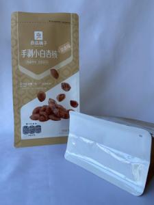 Quality Quad Bottom Food Packaging Pouches Disposable Stand Up Plastic Bags wholesale