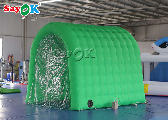 3x2x2.5mH Removeable Green Inflatable Disinfection Channel Isolation Tunnel