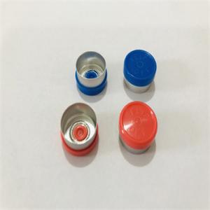 Quality Blue Orange Aluminium Flip Off Seals 13mm 20mm Medicinal Aluminum Lid wholesale
