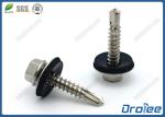 Hex Washer Head Stainless Steel 410 Roofing Screw with EPDM Sealing washer