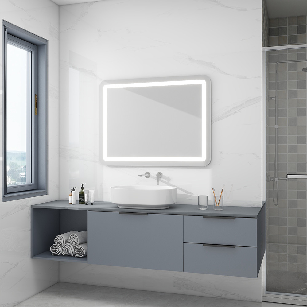 Space Saving Bedroom Vanity With Lights Adjustable brightness Touch Control