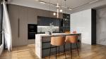 Residential Design Solid Wood Door Panel Surface Treatment Traditional Kitchen