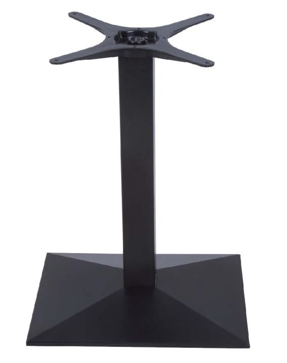 Restaurant Bar Table Bases / Metal Tube Table Legs 42.5 X 42.5 Cm Size