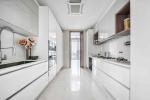 Green Glossy Australian Furniture Kitchen Cabinets for Modern Customer Size and