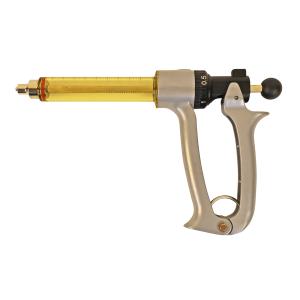 Quality 25ML Semi Automatic Livestock Syringe, 5 Gears Adjustable Continuous Repeating Syringe for Farm Ranch Cattle Cow Horse Goat Sheep Hog wholesale