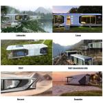 Living Space Capsule House Luxury Modern Prefabricated House
