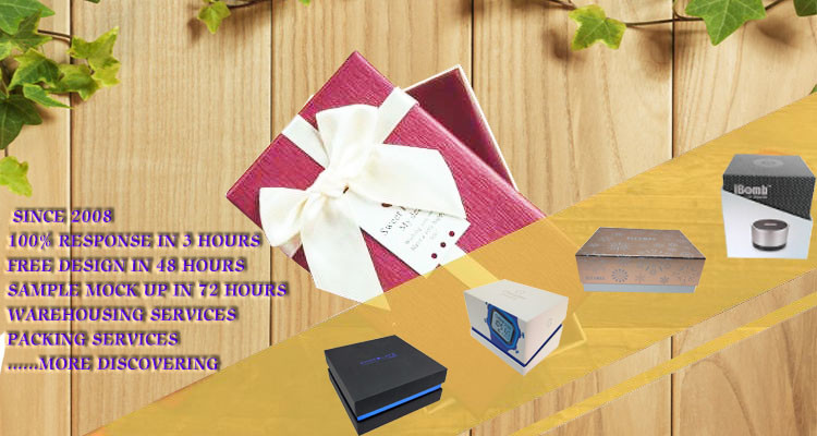 Custom Watch Packaging Box Color Printing Rectangular Flap Paper Box