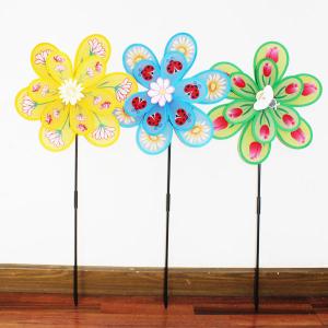 Quality Spring seasonal windmill flowers Double Layer wholesale