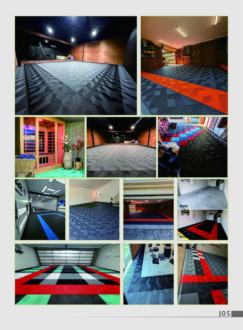 Chemical Resistance Interlocking Garage Floor Tile Ultimate Workshop Flooring Solution