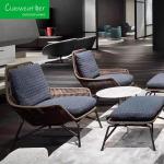 Outdoor Furniture Wicker Patio Sets for Terrace Leisure Sofa Chair in Modern
