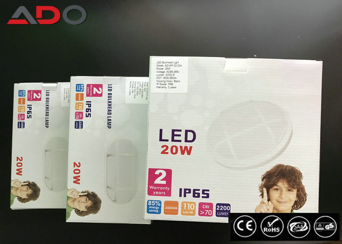 SMD2835 External LED Bulkhead Lamp 6000K PBT + Aluminum Material Durable