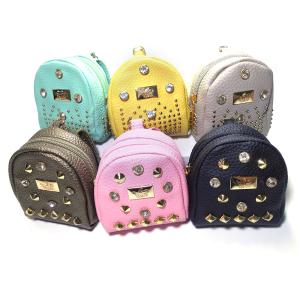 Quality Leather 9CM Coach Backpack Keychain Personalised ROHS Certification wholesale
