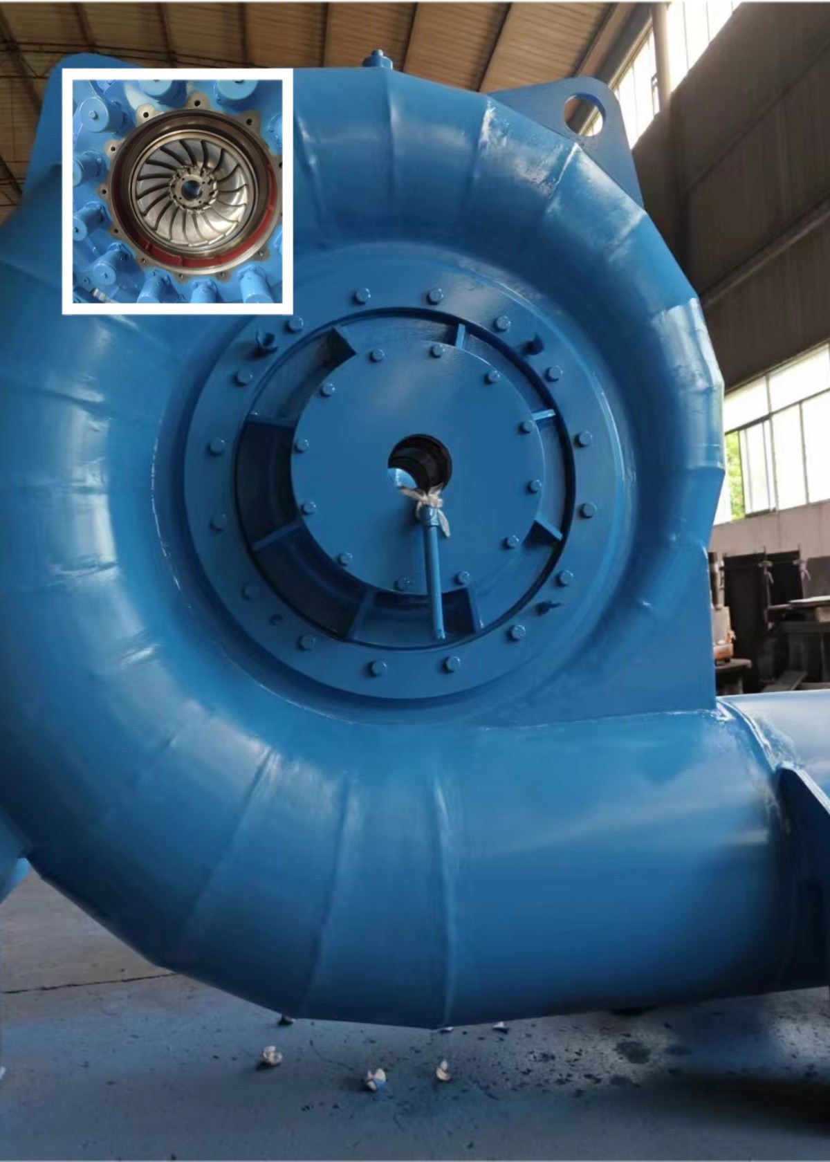 220V-690V Water Turbine Generator With Air / Water Cooling And Customizable Color