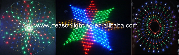 led blanco cálido navidad luces netas(warm white led christmas light net)