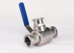 1.5 Inch AISI 304 Stainless Steel Sanitary Valves - 3 Way Ball Valve Tri Clamp