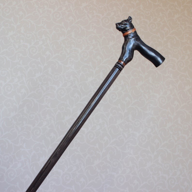 Wooden bird shape hook handle umbrella handle