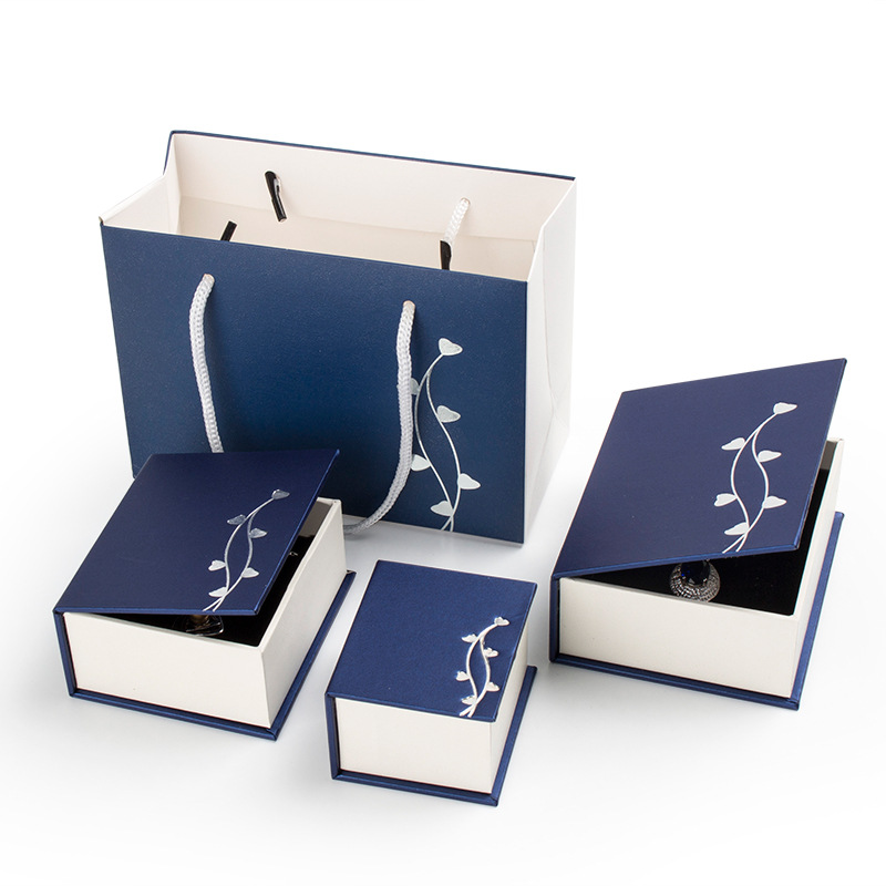 Small Personalized Necklace Decorative Jewelry Gift Boxes with Logo Packaging Paperboard