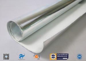 Quality Siliver Aluminum Foil Coated C-Glass Fiberglass Insulation Fabric wholesale
